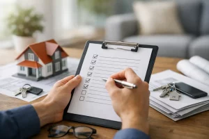 Hausverkauf vorbereiten: Checkliste mit Plan