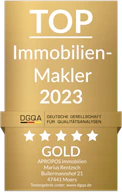 TOP Immobilienmakler 2023, DGQA Gold